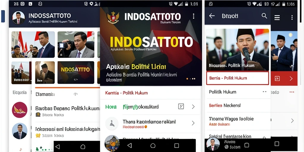 Antarmuka aplikasi INDOSATTOTO yang bersih dan informatif.